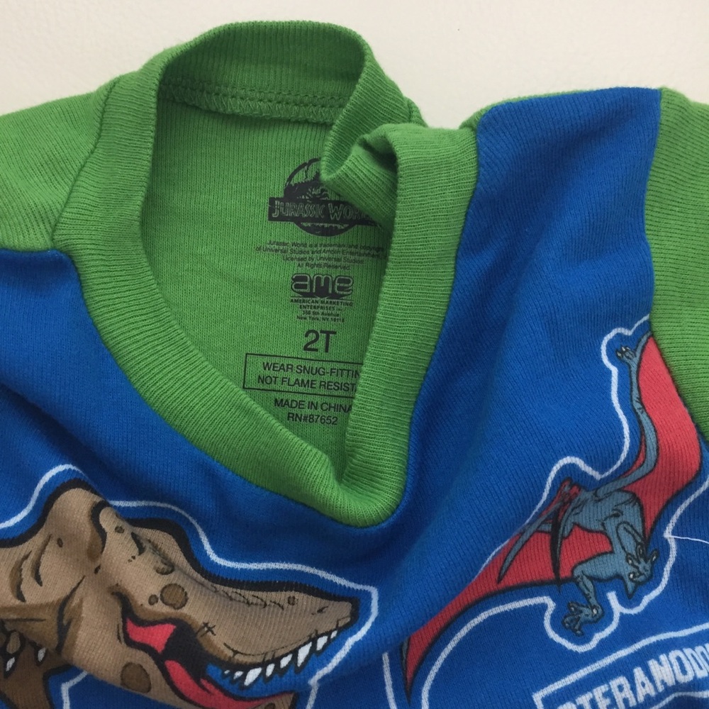 Jurassic World dinosaur 🦖🦕 cute boy Pajamas - Picture 6 of 7